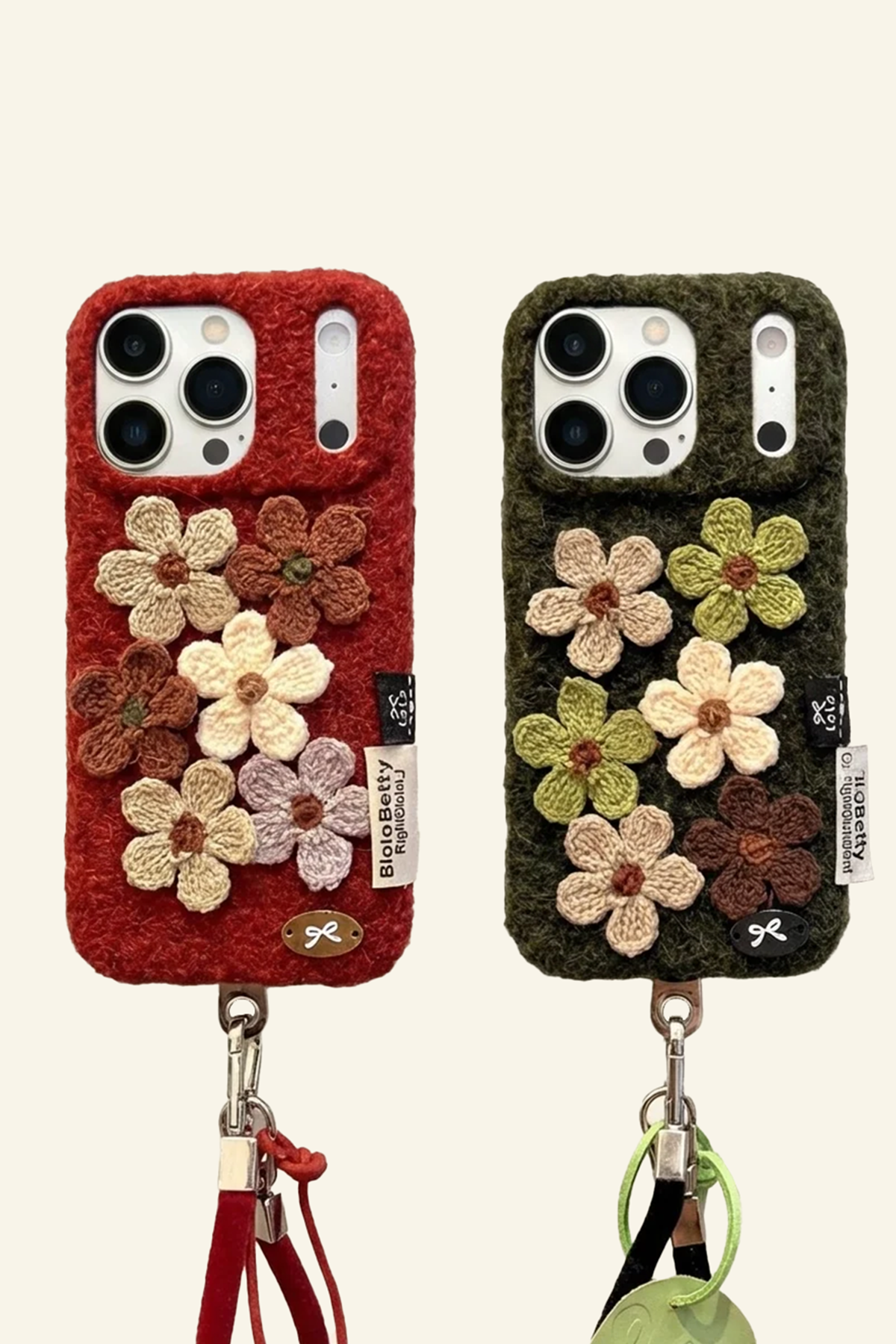 Garden Cluster Rust Boucle Phone Case