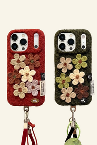 Garden Cluster Rust Boucle Phone Case