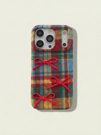 Scottish Wool Bow Phone Case - TRLab Shop