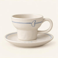 Flying Bird Cream Ceramic Cups & Mugs