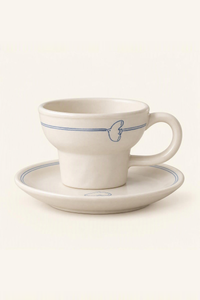 Flying Bird Cream Ceramic Cups & Mugs