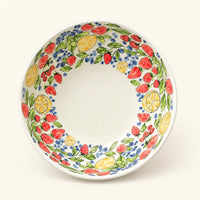 Painted Fruit White Ceramic Plates
