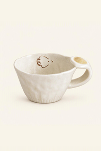 Meadow Bird Sculpted Ceramic Mugs
