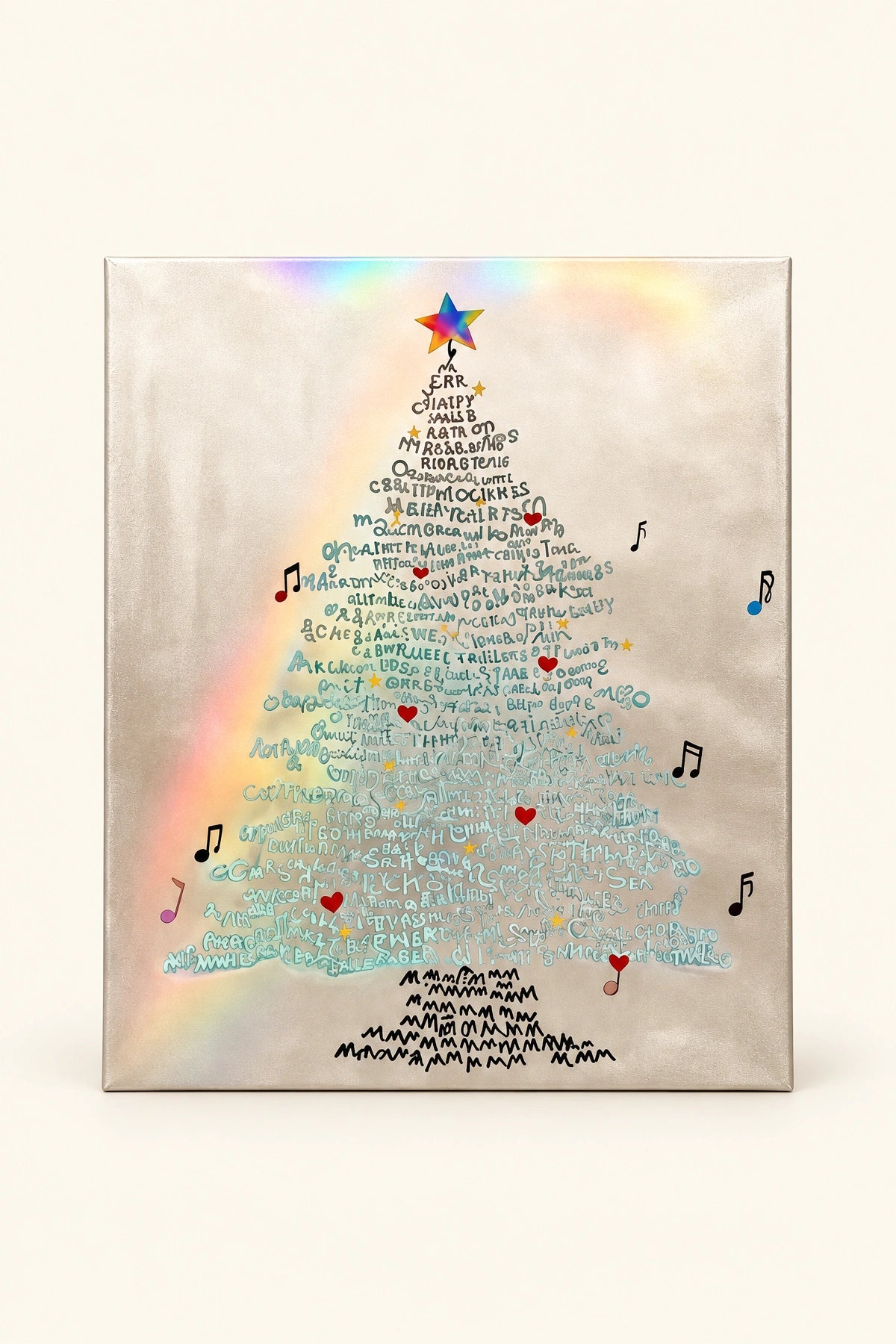 Written Wishes Rainbow Cedar Shadows Canvas Wall Art