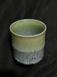 Mineral Frost Green-Blue Ceramic Tea Cup
