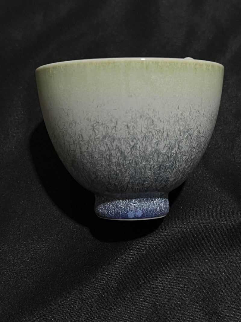 Frost Garden Blue-Green Ceramic Tea Set