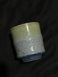 Mineral Frost Green-Blue Ceramic Tea Cup