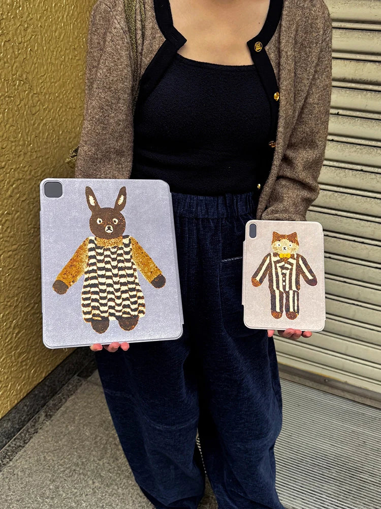 Animal Pals Fabric iPad Case x chunmei - TRLab Shop