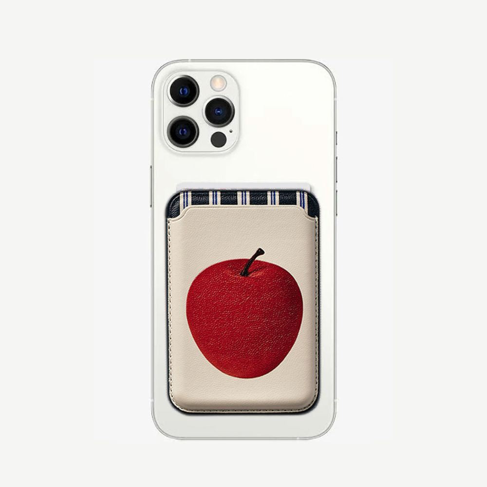 Black Cat & Apple MagSafe Card Holder - TRLab Shop