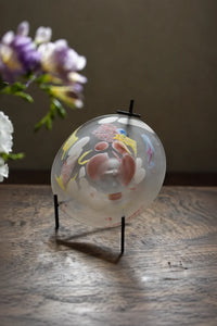 Petal Drift Frosted Clear Glass Serving Set