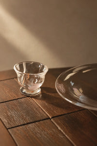 Petal Drift Clear Glass Drinkware Set