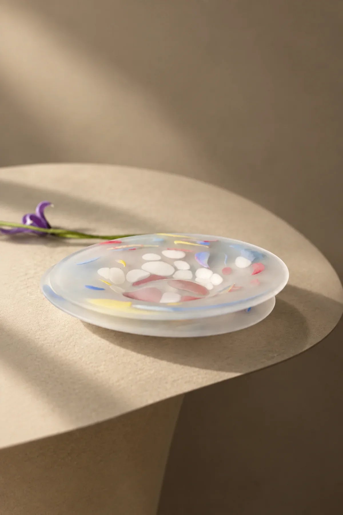 Petal Drift Clear Glass Drinkware Set