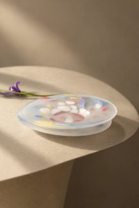 Petal Drift Clear Glass Drinkware Set