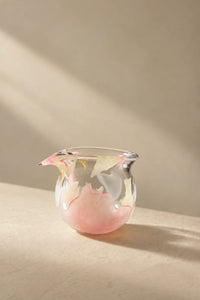Petal Drift Clear Glass Drinkware Set