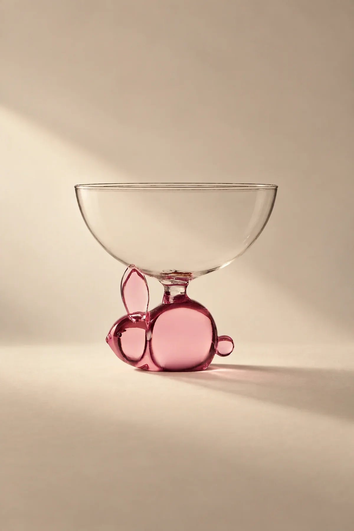 Glass Menagerie Clear and Tinted Glass Dessert Bowl