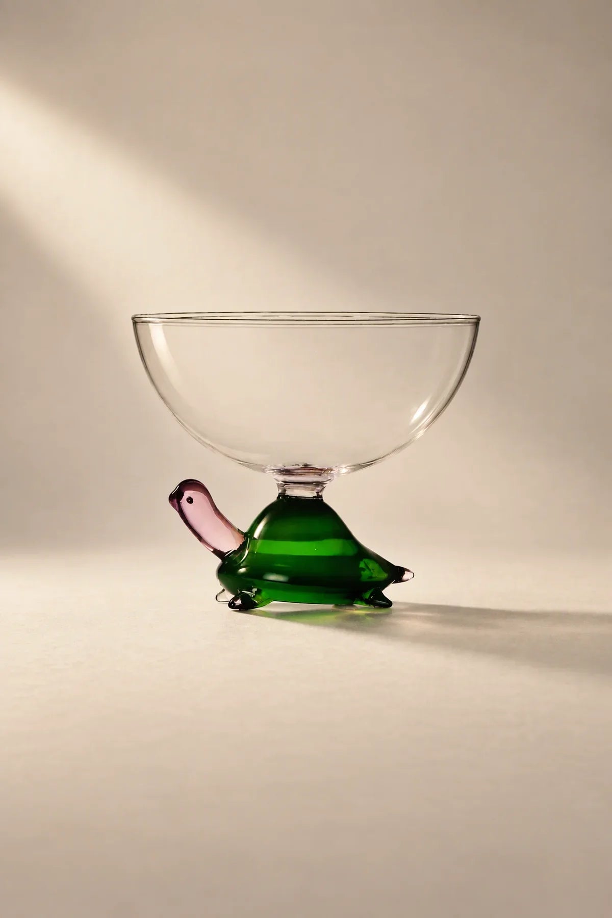 Glass Menagerie Clear and Tinted Glass Dessert Bowl