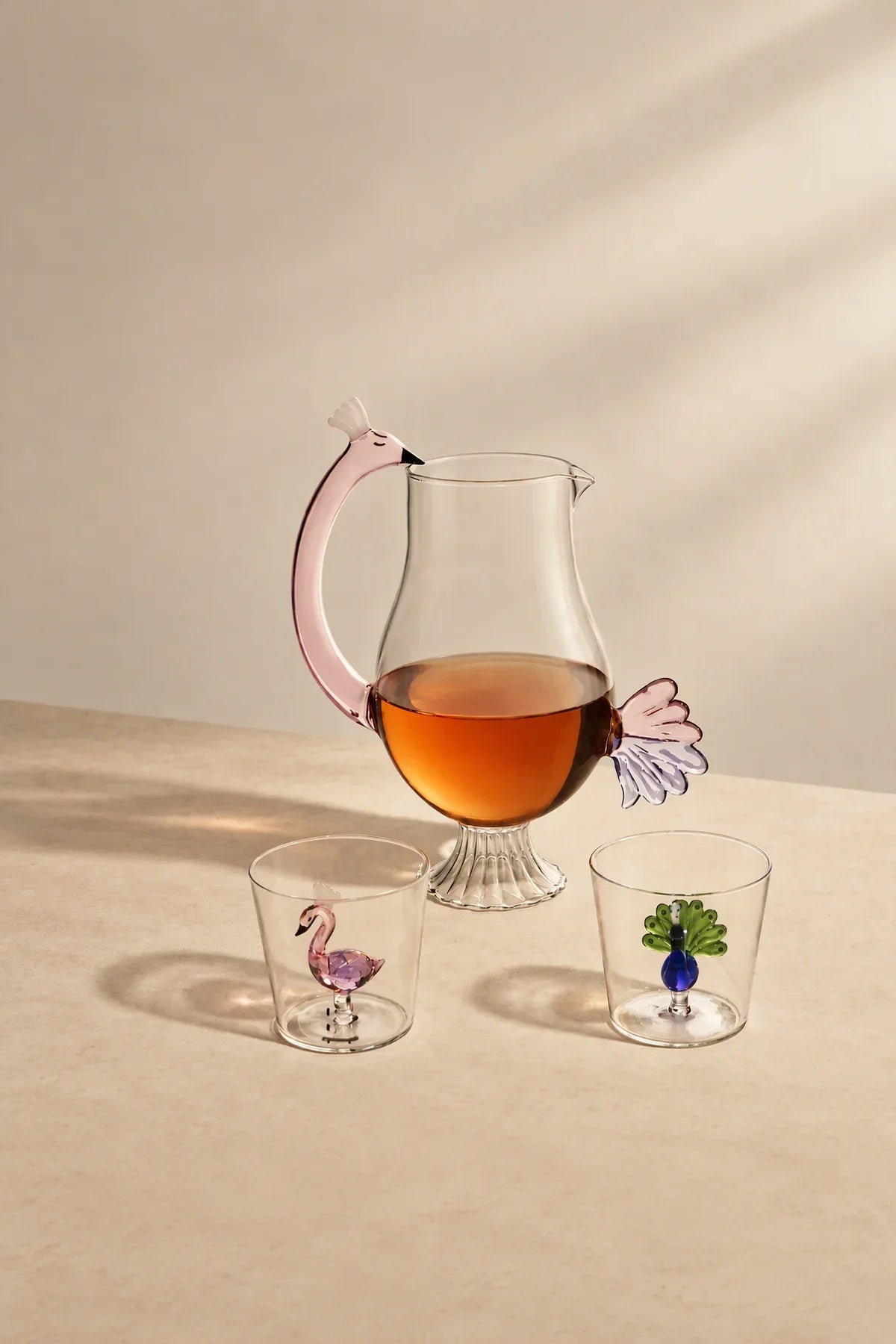 Little Theater Clear Glass Drinkware Set