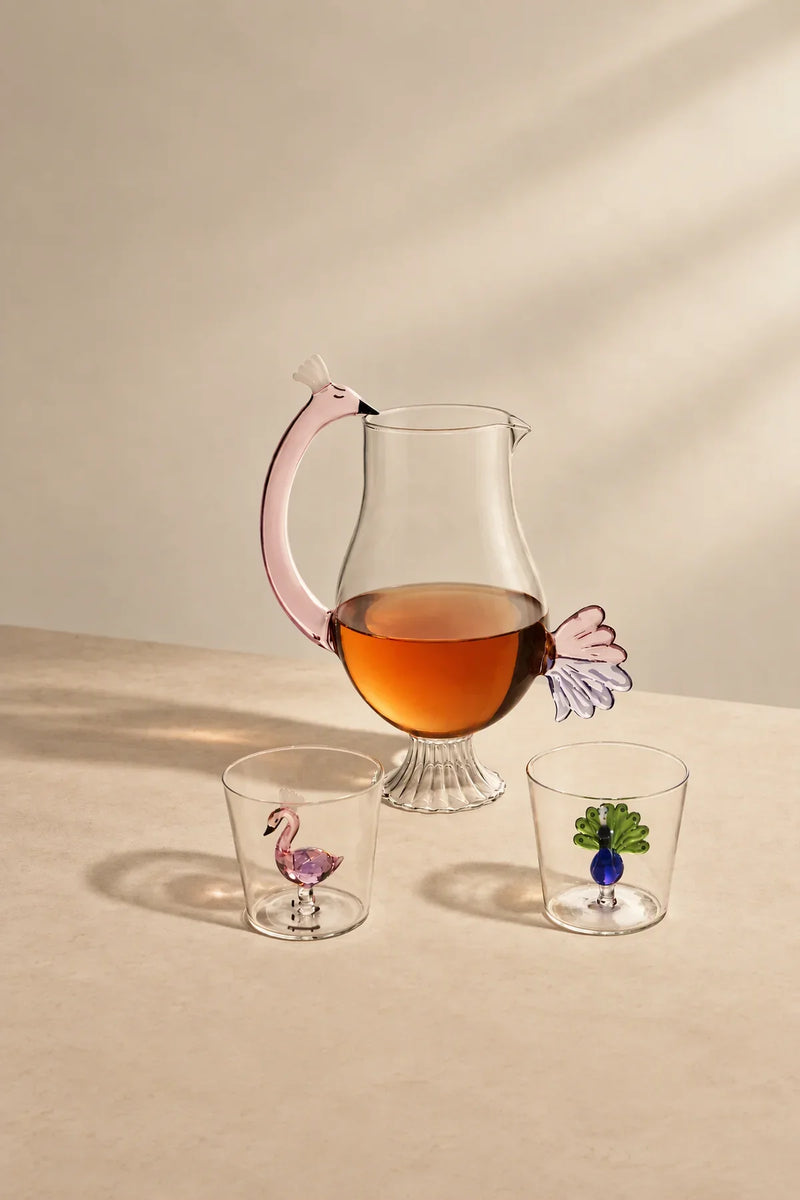 Little Theater Clear Glass Drinkware Set