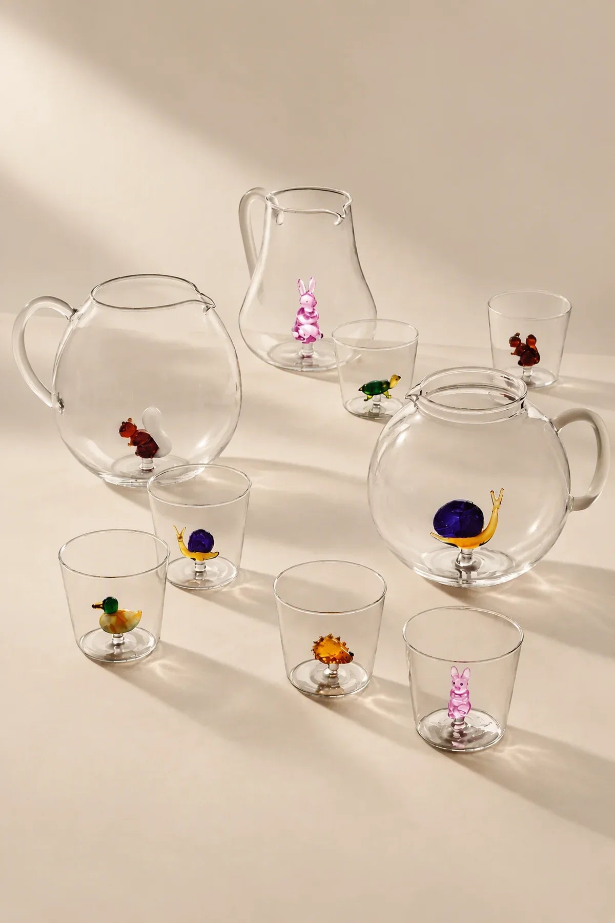 Little Theater Clear Glass Drinkware Set