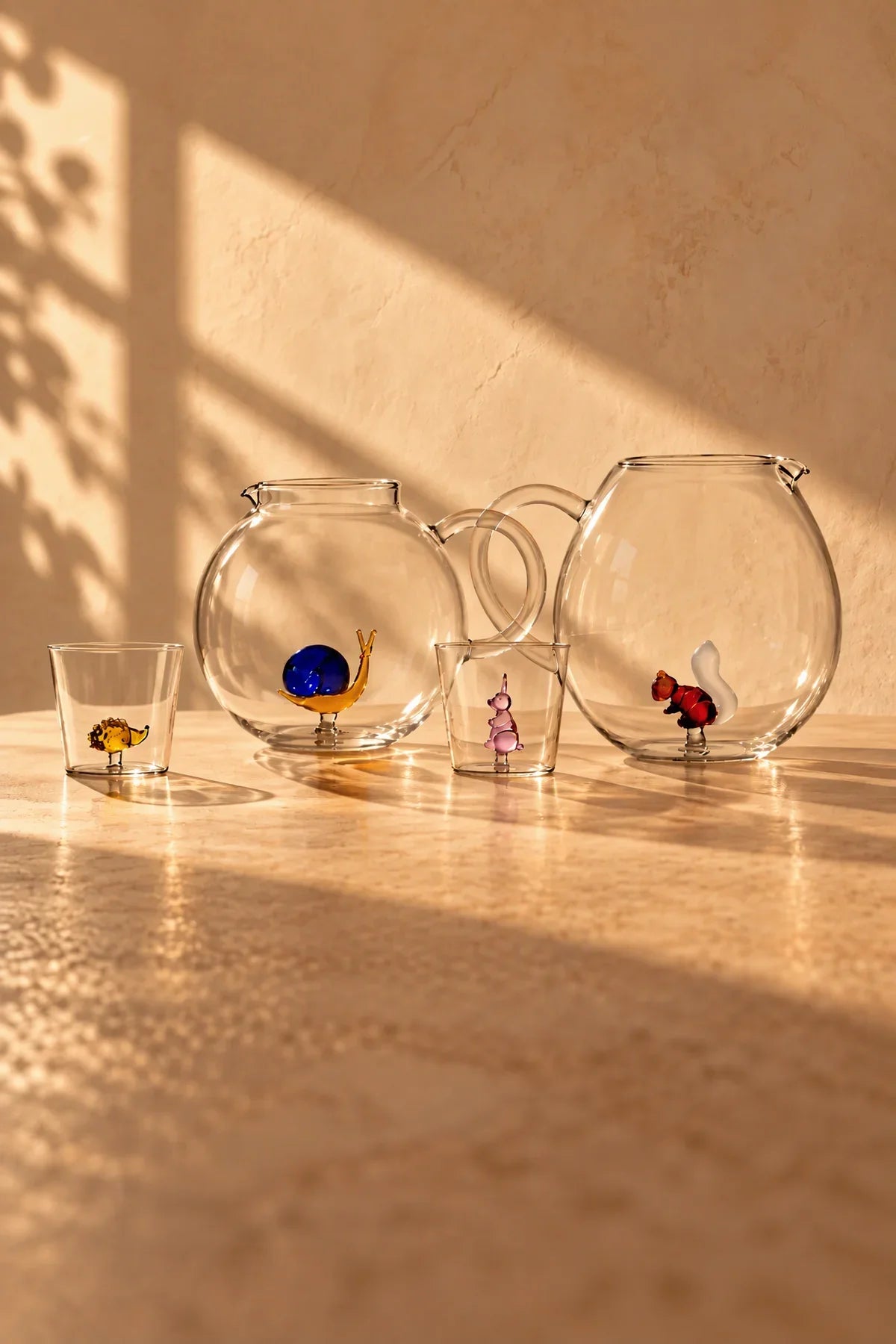 Menagerie Multi-Color Glass Stirring Spoon