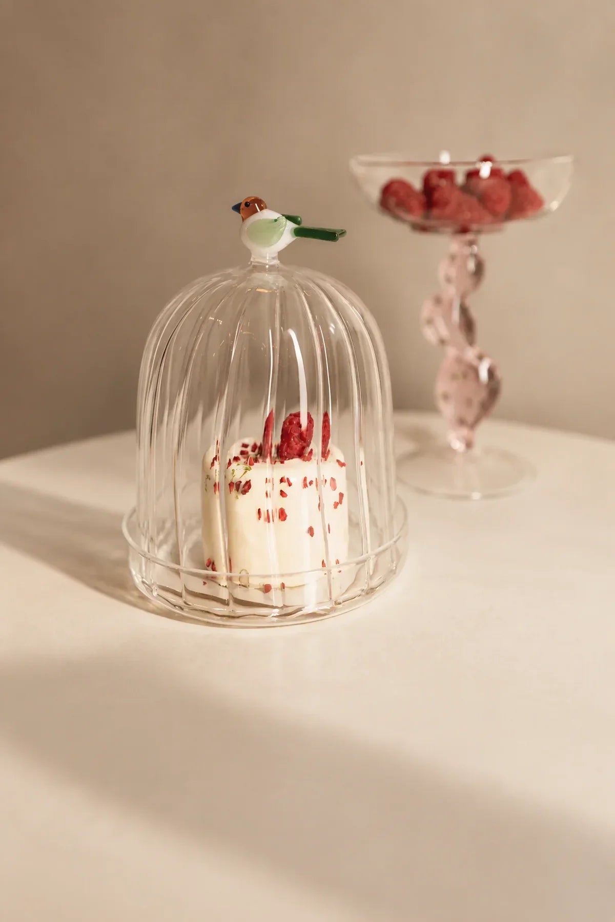 Garden Sanctuary Clear Borosilicate Glass Cloche