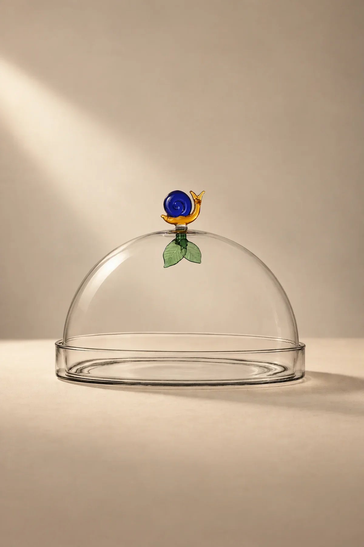 Garden Sanctuary Clear Borosilicate Glass Cloche