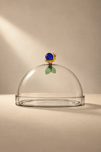Garden Sanctuary Clear Borosilicate Glass Cloche