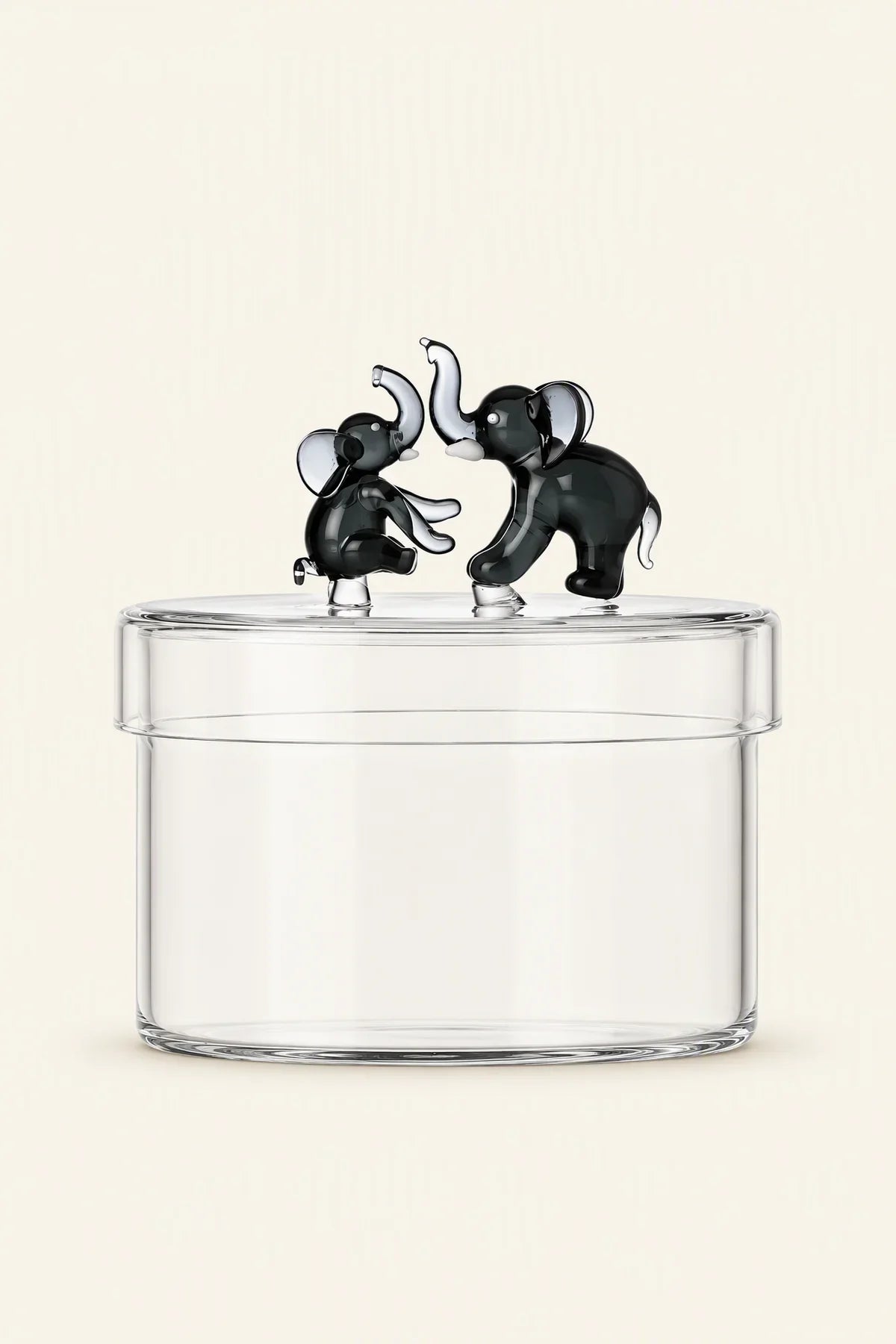 Tender Ties Clear Glass Storage Jar