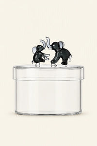 Tender Ties Clear Glass Storage Jar