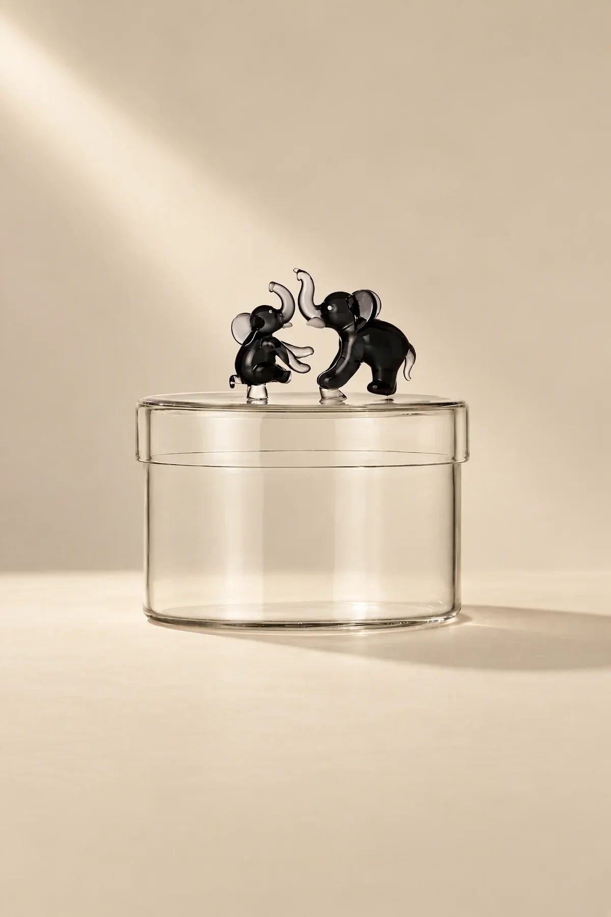 Tender Ties Clear Glass Storage Jar