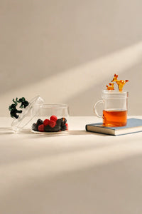 Tender Ties Clear Glass Storage Jar