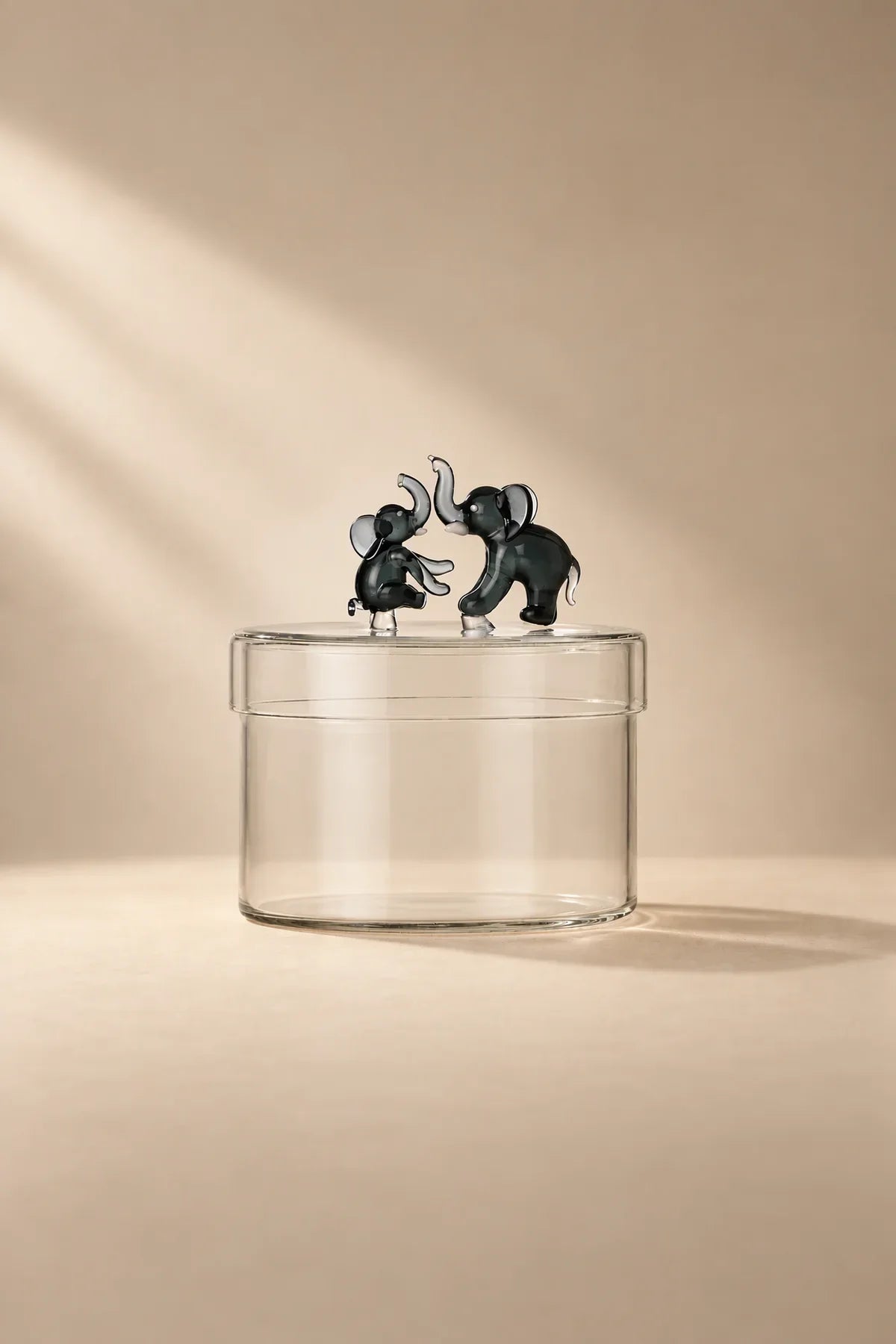 Tender Ties Clear Glass Storage Jar