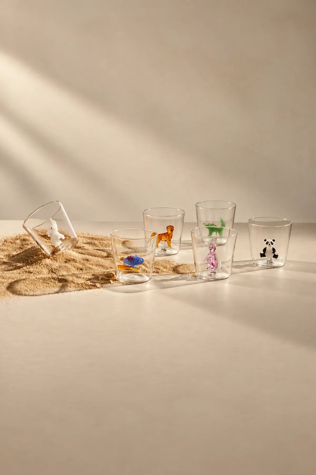Glass Menagerie Clear Borosilicate Glass Drinking Glass
