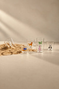 Glass Menagerie Clear Borosilicate Glass Drinking Glass