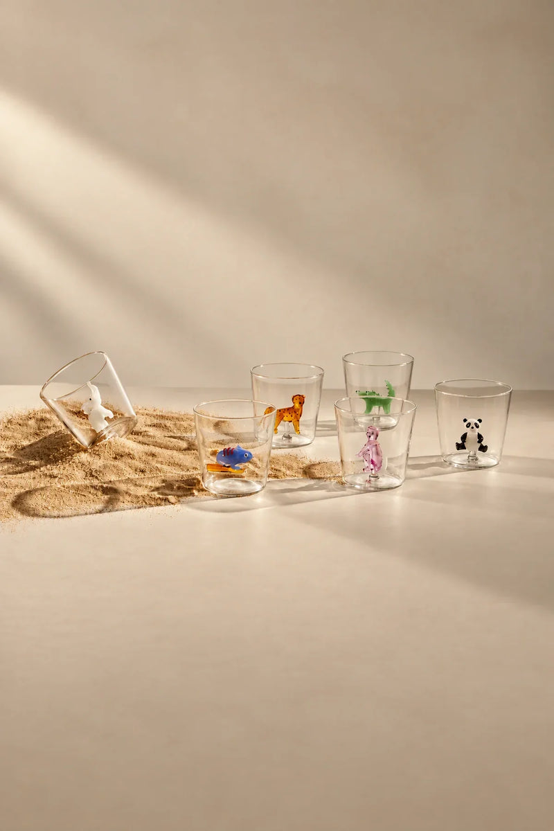 Glass Menagerie Clear Borosilicate Glass Drinking Glass
