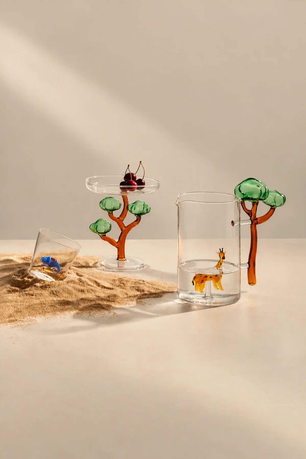 Glass Menagerie Clear Borosilicate Glass Drinking Glass