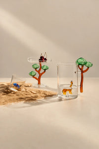 Glass Menagerie Clear Borosilicate Glass Drinking Glass