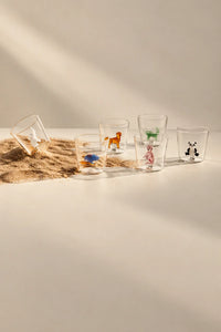 Glass Menagerie Clear Borosilicate Glass Drinking Glass