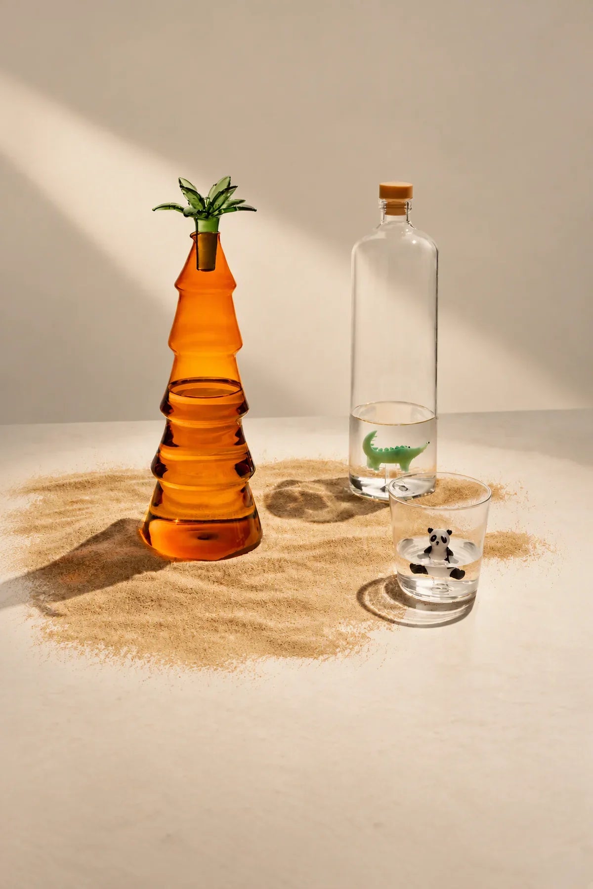Glass Menagerie Clear Borosilicate Glass Drinking Glass