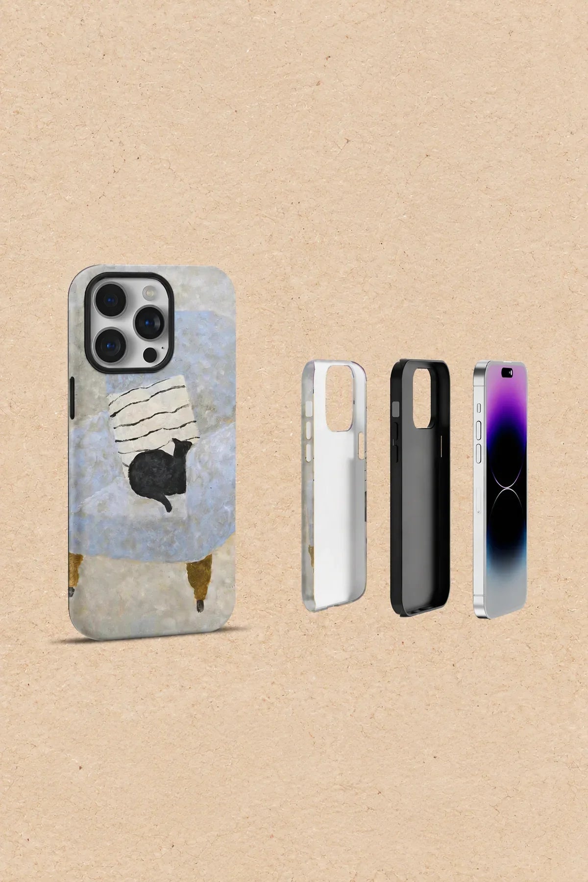 Studio Nap Blue Matte Phone Case