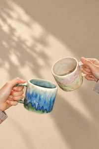 Morning Horizon Pastel Ceramic Coffee Mug