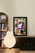 Cat on Throne Metal-Framed Decorative Mirror