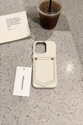 Back Pocket Denim-Look Fabric Phone Case