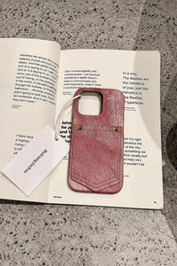 Back Pocket Denim-Look Fabric Phone Case