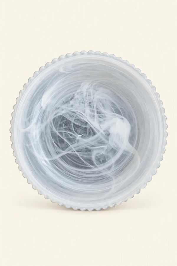 Mist Ceremony Frosted White Glass Tea Set