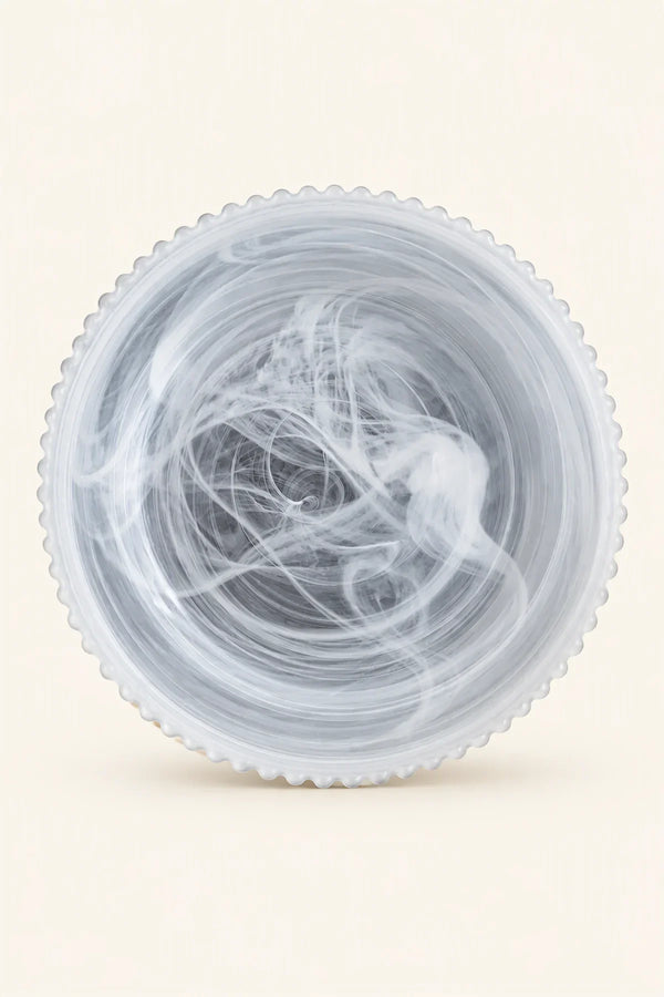 Mist Ceremony Frosted White Glass Tea Set