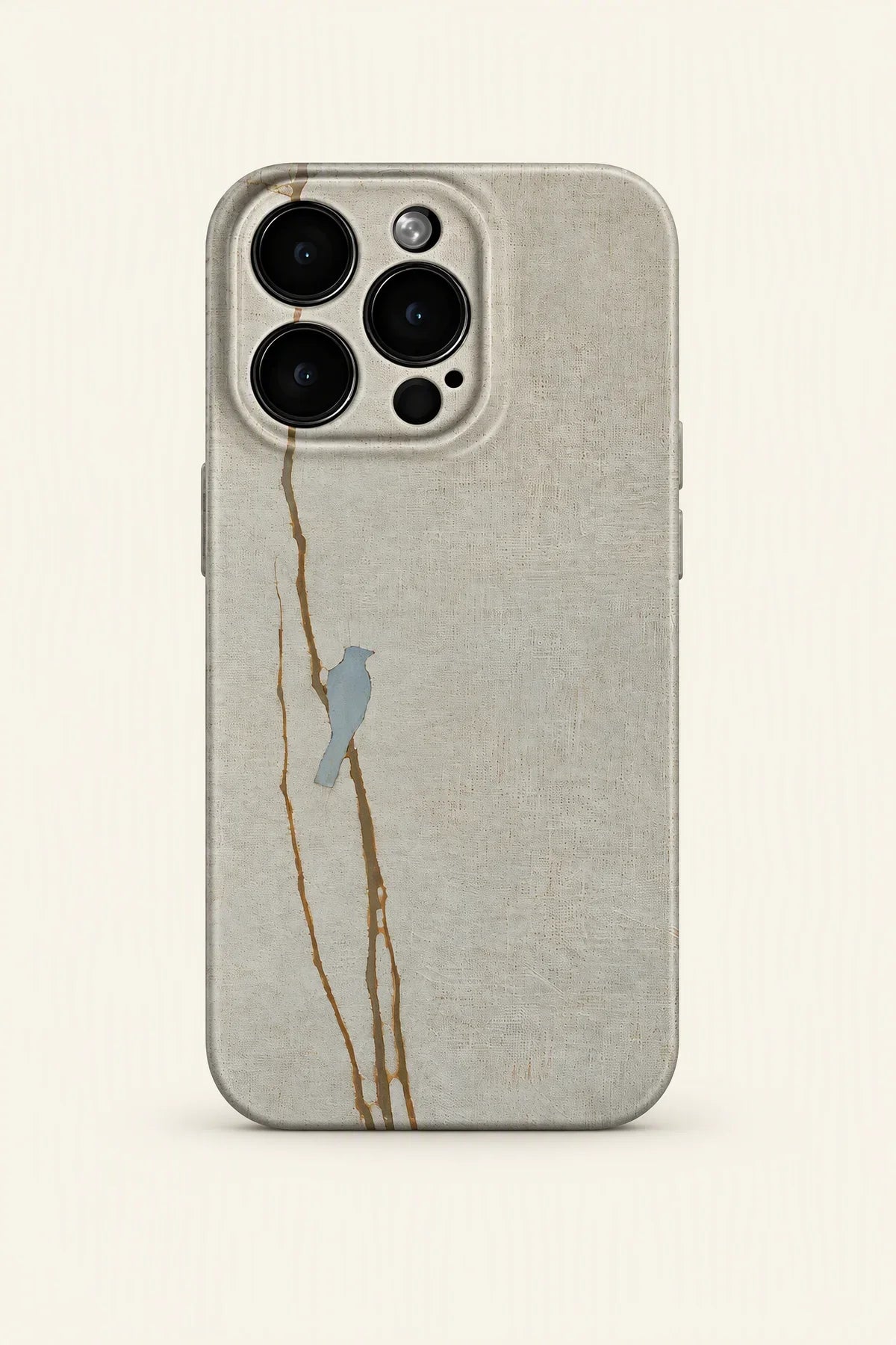 Painter's Study Ivory Canvas-Look Phone Case