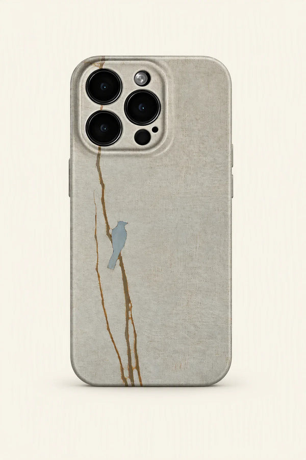 Painter's Study Ivory Canvas-Look Phone Case