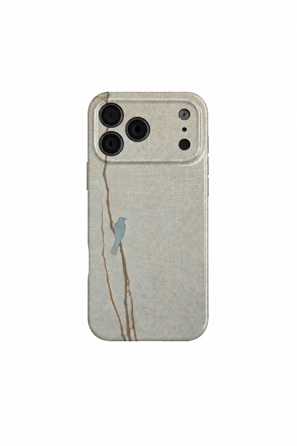 Painter's Study Ivory Canvas-Look Phone Case