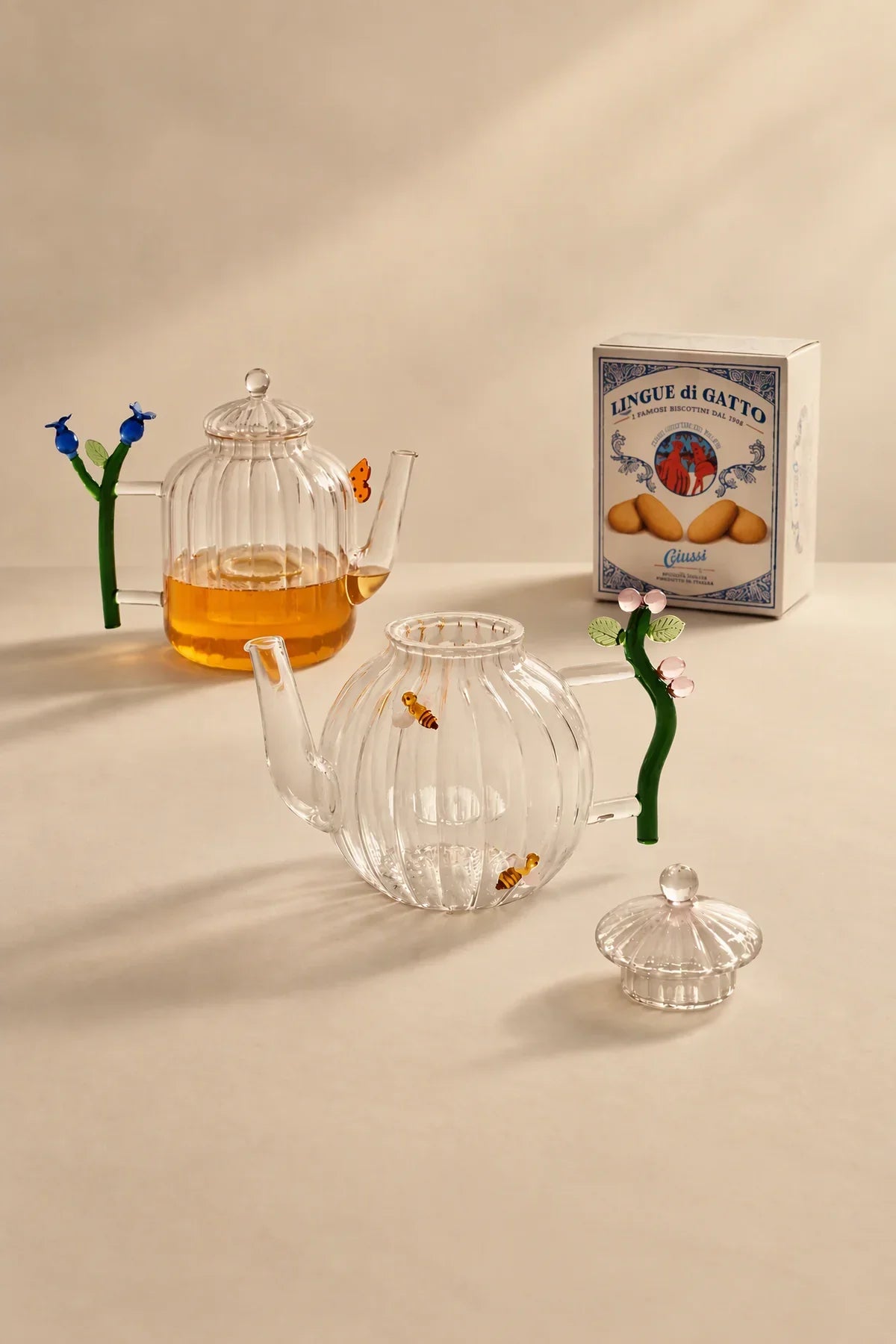 Secret Garden Botanical-Stem Borosilicate Glassware